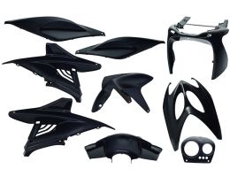 Verkleidungsset 9-Teilig Edge für Yamaha Aerox bis Baujahr 2014 - Schwarz Metallic