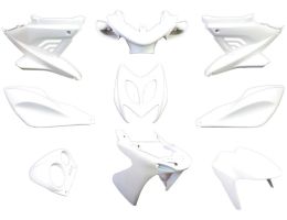 Verkleidungsset 9-Teilig Edge für Yamaha Aerox bis Baujahr 2014 - Mattweiß