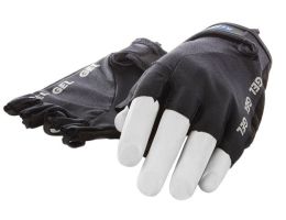 Lycra-Handschuh Mirage mit Gelpads - Größe L - Schwarz/Schwarz