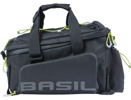 Tasche für Gepäckträger Basil Miles XL Pro 9-36 Liter 31 x 23 x 20 cm - black lime 